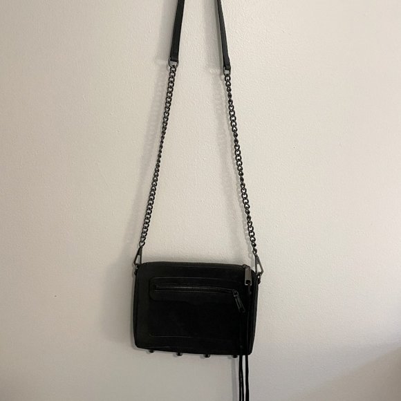 BLACK REBECCA MINKOFF CROSSBODY PURSE - Picture 2 of 3